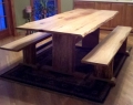 Red Oak Trestle Table