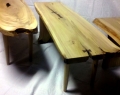Red Oak Trestle Tables
